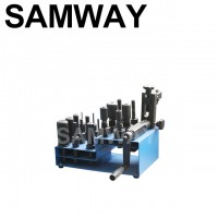 Manual hydraulic hose skiver machine